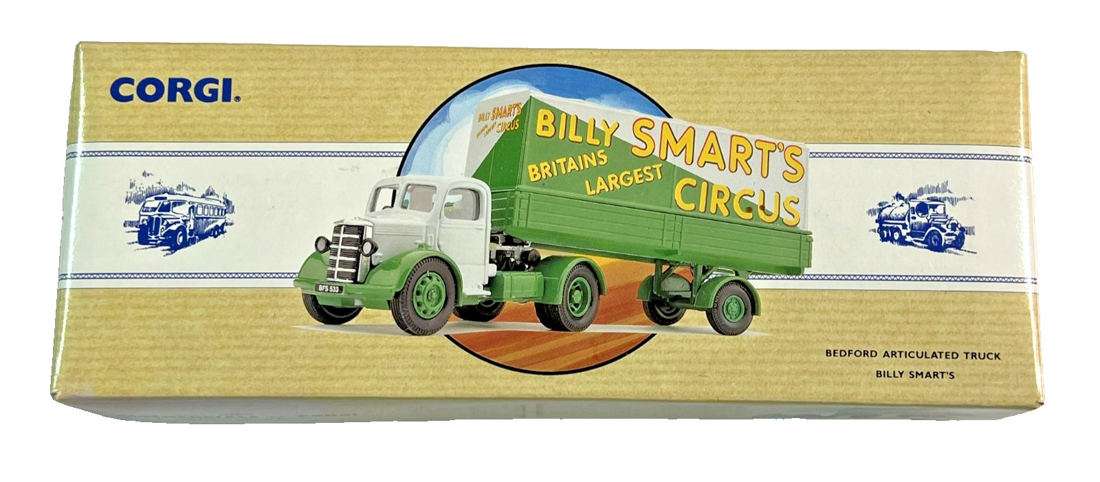 Corgi Commercials 97300 Bedford Articulated Truck - Billy Smarts Circus - Boxed