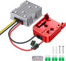 18v to 12v Step Down Converter,Compatible with Milwaukee M18 Battery Red