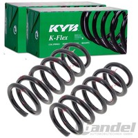 2X KYB K-FLEX Fahrwerksfedern Hinten Passend FÜR Honda Stream Links+Rechts