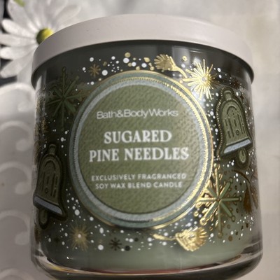 Bath & BodyWorks Sugared Pine Needles 3-Wick Candle 14.5 oz.   