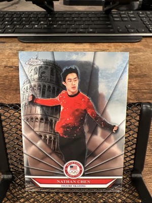 2026 Topps Chrome US Winter Olympics Nathan Chen Buongiorno #BU-5 USA