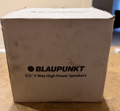 Set of 2 Blaupunkt 6.5 in 4-Way Speakers - High Power 6.5'' Speaker Size