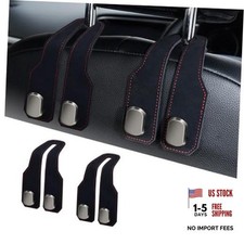 Car Seat Headrest Hooks for Purses and Bags, 2 Pack Bag Purse Holder Black 2pcs