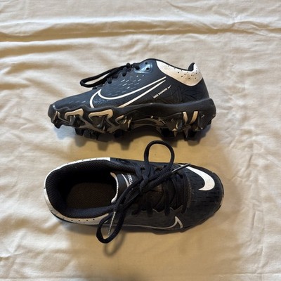 NIKE HYPERDIAMOND 4 KEYSTONE GG SOFTBALL CLEATS Black White CZ5919-005 Youth 13C