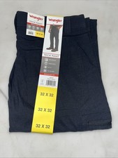 Wrangler Men's Regular Fit Tech Pants, Black, Size 32X32 NWT Free Ship