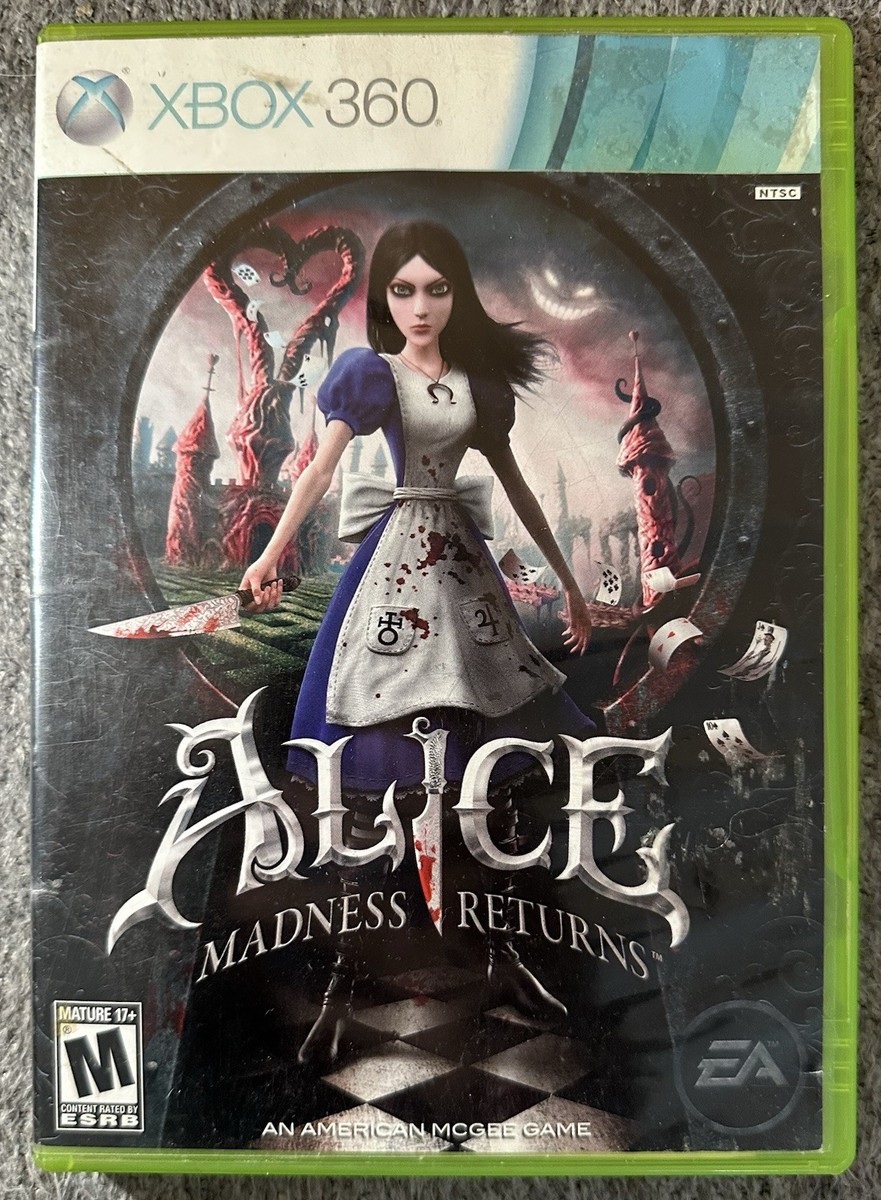 Alice: Madness Returns (Microsoft Xbox 360, 2011) With Inserts