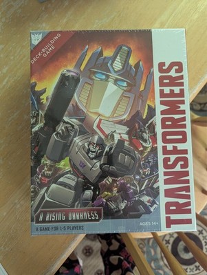 Transformers Deck Building Game A Rising Darkness - New in shrink