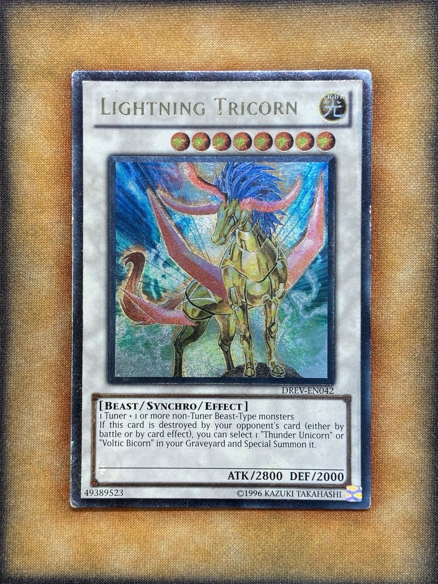 Yugioh Lightning Tricorn DREV-EN042 Ultimate Rare MP | eBay