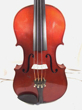 c4. OLD FULLSIZE VIOLIN.  MADE GERMANY/CZECH 1930s.  GOOD PLAYING ORDER.  VGC.