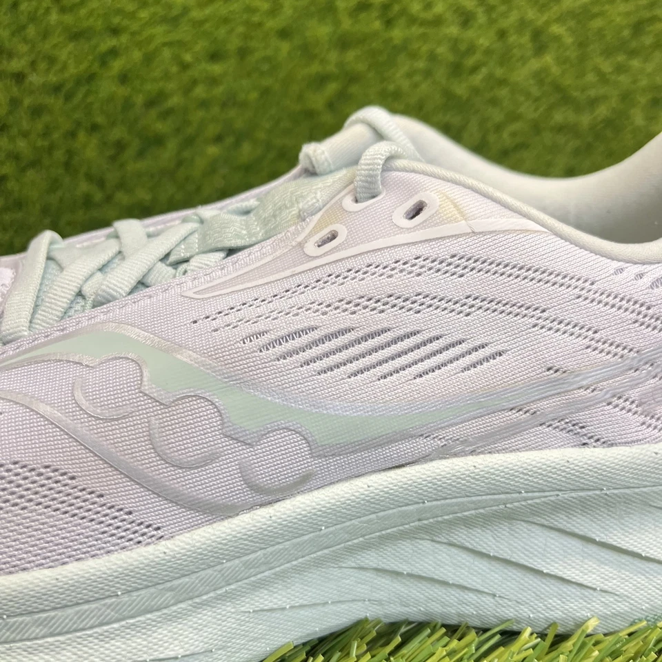 Zapatillas deportivas Saucony Ride 18 para mujer talla 9,5 blancas verdes Foto 3 de 4