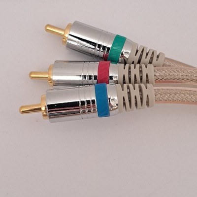 Philips 24K Gold Tipped RCA Audio Video AV Interconnected Cable VCR DVD TV 6'