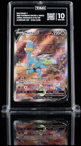 Machamp V graded TAG 10 for sale on eBay