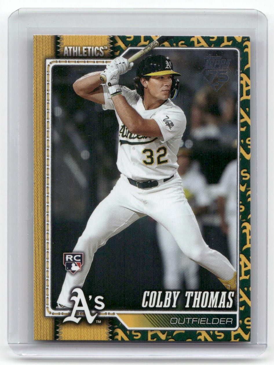 2026 Topps #213 Colby Thomas Team Color Border