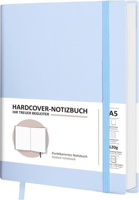 Dotted Notizbuch A5, Bullet Dotted Journal, 320 Seiten Notizbücher Gepunktet, 