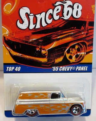 HOT WHEELS SINCE '68 ~REDLINE '55 CHEVY PANEL With MOTORCYCLE IN