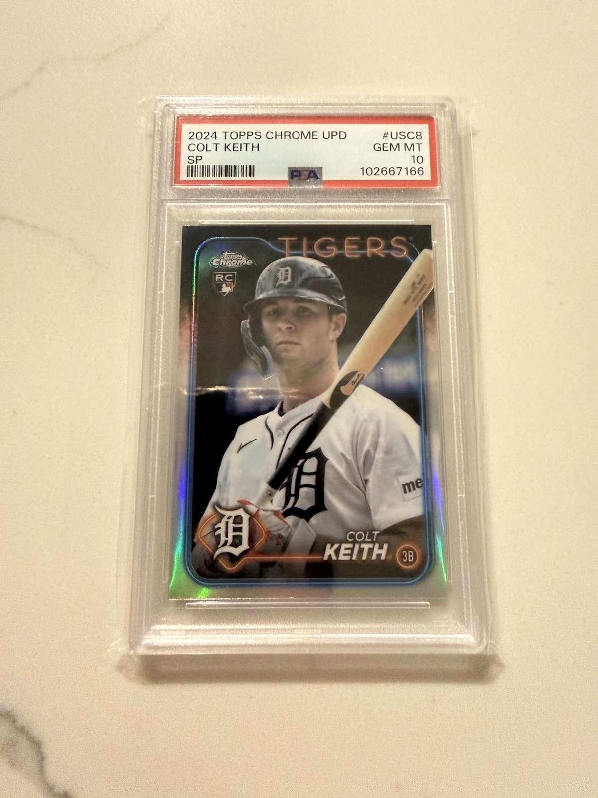 Colt Keith 2024 Topps Chrome Update #USC8 - Rookie PSA 10 SP Variation