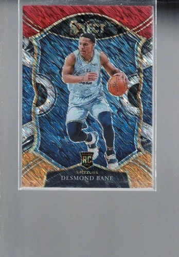 2020-21 Panini Select Concourse Desmond Bane #90 Red White Orange Shimmer