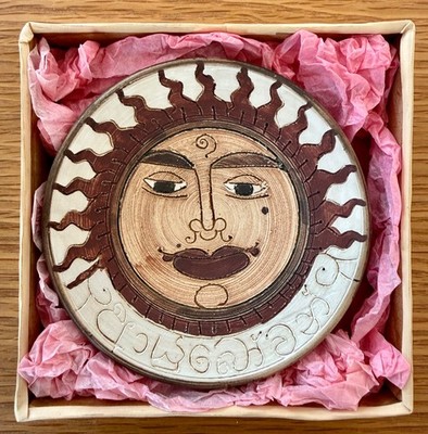 HANDGEMACHTE KERAMIKSCHALE - FÜR GÄSTE IM ADITYA HOTEL SRI LANKA - F - 10 cm DIA