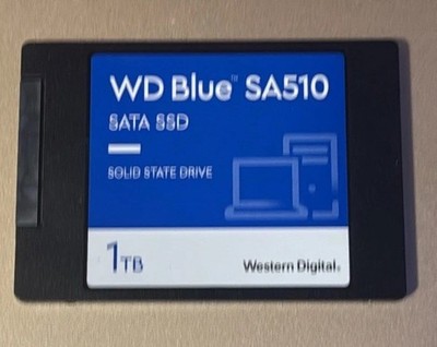 WD Blue SA510 1TB, 2.5 inch Internal SSD - 100% Health
