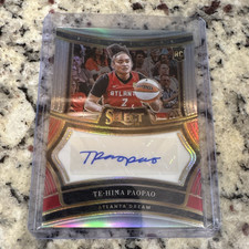 Panini 2025 Prizm WNBA Basketball Te-Hina Paopao Atlanta Dream #61