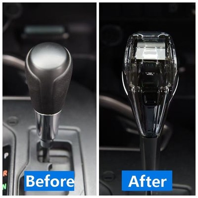CRYSTAL GEAR SHIFT KNOB Handle With LED Light For Toyota 7 colors Ambient RGB