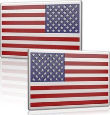 2 Pack Sticker, 3D Car Military Patriotic Emblem Decal, Color Color: 3D Color