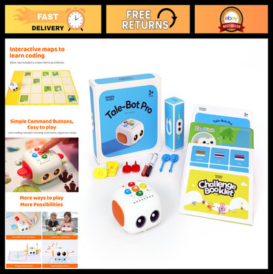 Educational Coding Robot for Kids 3-5, STEM Learning Toy, Screen-Free Robotics f