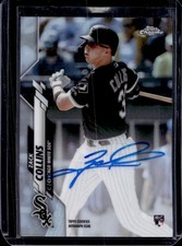 2020 Topps Chrome Zack Collins Auto RC Refractor #/499 White Sox Rookie