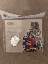 2020 Queens Beasts White Lion Of Mortimer UK £5 Coin Sealed Pack BUNC Royal Mint