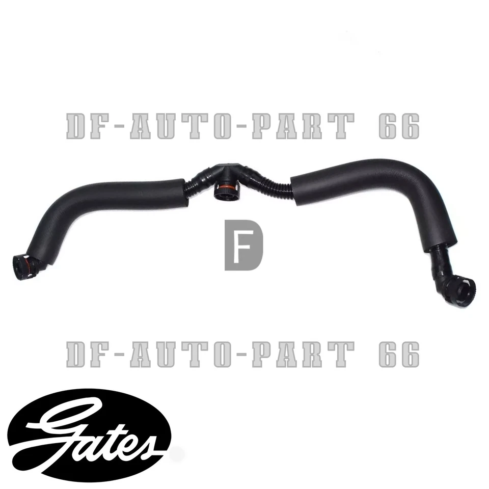 GATES Engine Crankcase Breather Hose 11617540610 For BMW X5 550 650 750 05-07 - Image 3 of 4