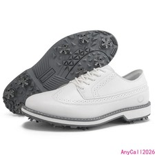 Men Golf Shoes Comfortable Golfing Footwears Lightweight Training Cushioning