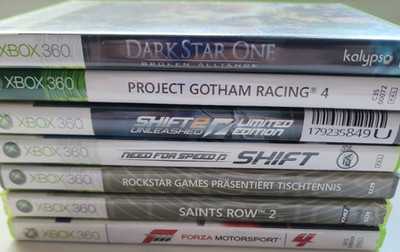 Xbox 360 7 Spiele Paket Komplett OVP Anleitung Guter Zustand