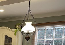 Traditional Farmhouse Kitchen/Hallway Oil-Lantern style Pendant Ceiling Light