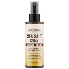 Coconut Sea Salt Spray for Hair Men - Hair Texturizing Spray with Kelp, Aloe Ver