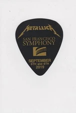 METALLICA GUITAR PICK Oversized S&M SAN FRANCISCO SYMPHONY  September 6 & 8 2019