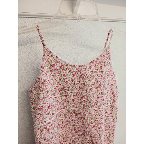 Vintage Ponytails Sun Dress Girls 7/8 Pink White Floral Lace - Picture 4 of 6