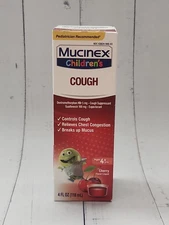 Mucinex Children's Cough Medicine, Liquid Cough Suppressant For Kids Exp 01-2027