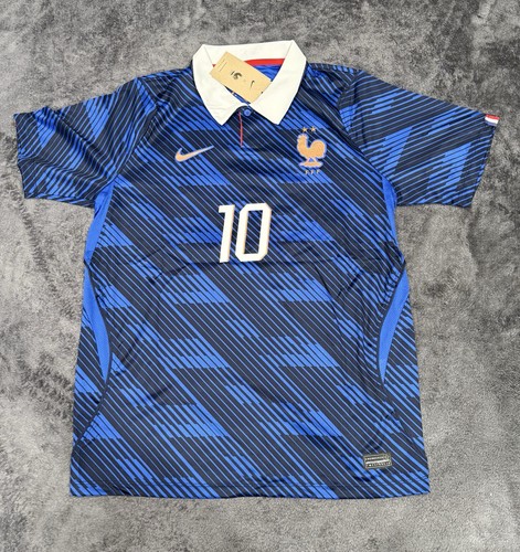 Nike Kylian Mbappe France Blue Fan Version Jersey (size: Large) Fast Shipping!!!