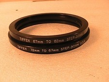 Tiffen 72mm to 67mm, 67mm to 62mm filter adapter set