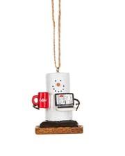 Smores Online Chat Christmas Holiday Ornament Resin