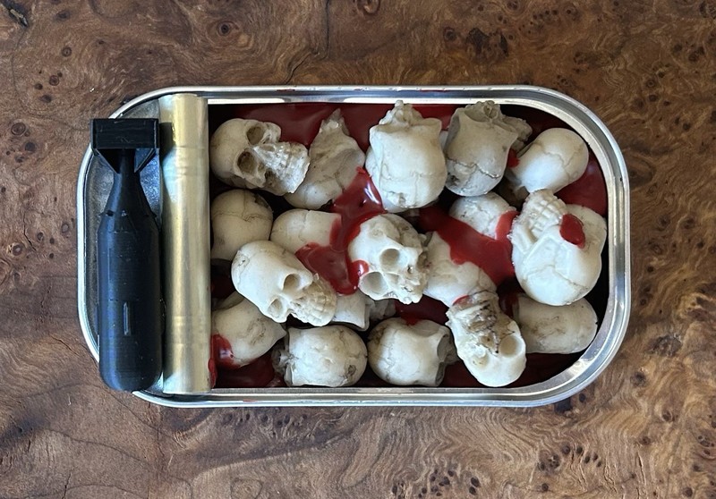 Sardine Can Full Of Tiny Skulls Little Boy Atomic Bomb Hiroshima