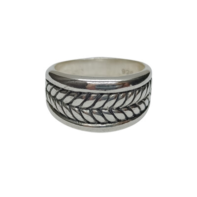 Genuine Sterling Silver Ring Solid Punched 925 Handmade