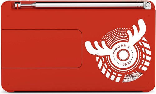 TechniSat Digitradio 1 SWR3-Edition DAB Radio (klein, tragbar rot/silber - Bild 2 von 3