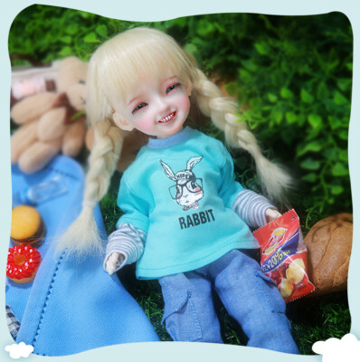 1/6 BJD Doll Handmade DIY BWY Ping Guo Normal Color B-Free Face Make UP+Eyes