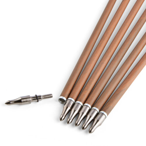 31" ID6.2mm Archery Pure Carbon Arrows 4"Turkey Feathers SP340-600 Bow Hunting - Picture 4 of 16