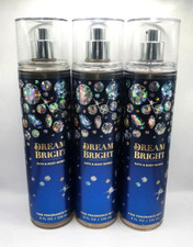 BATH AND BODY WORKS DREAM BRIGHT BODY MIST 8 FL OZ EACH 3 