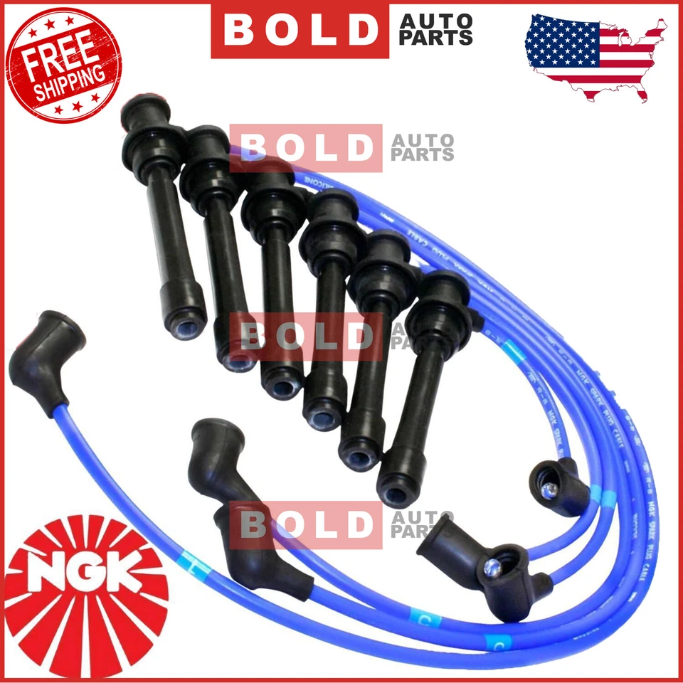 Комплект проводов свечей зажигания NGK 3878 для Hyundai Santa Fe Sonata Kia Magentis Optima - Изображение 2 из 4