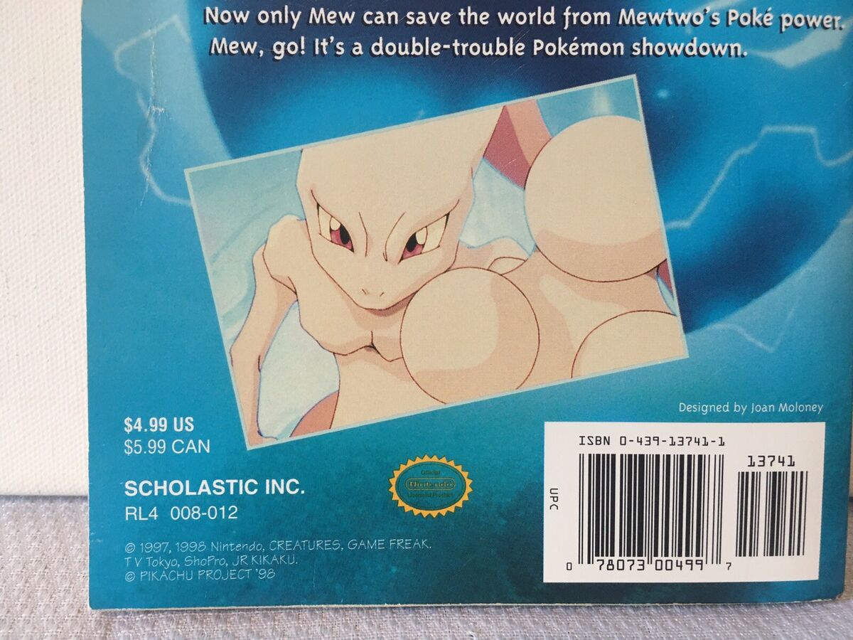 The Art of Pokémon The First Movie: Mewtwo Strikes Back Vintage 1998 Book