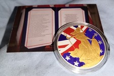 Brexit Gold Silver Coin Rule Britannia EU Europe Britain Exit Signed Union Jack