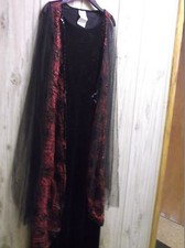 NEW Winged Vampiress Costume, Girls Size Large, NO Collar  FREE SHIPPING 